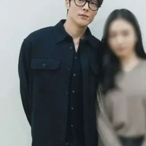 Jang Ki-yong Dynamite Kiss Black Wool Jacket Front Look