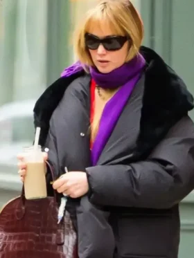 Jennifer Lawrence Puffer Coat