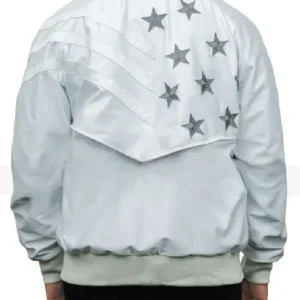 Jordan Creed Michael B. Jordan White Bomber Jacket