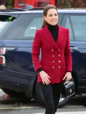 Kate Middleton Catherine Red Blazer
