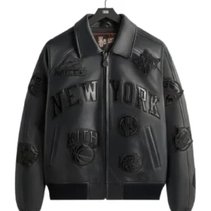 Kith Avirex Madison Black Bomber Jacket