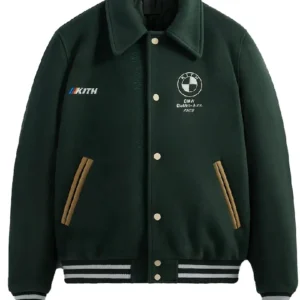 Kith BMW Coaches Green Varsity Jacket