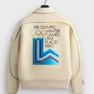 Kith x AVIREX Olympics Heritage Leather Bomber Jacket