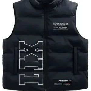 Kristin Juszczyk Super Bowl LIX Vest Front look