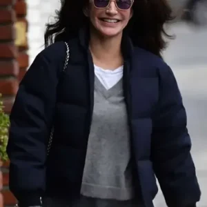 LA Kristin Davis Puffer Jacket Front look