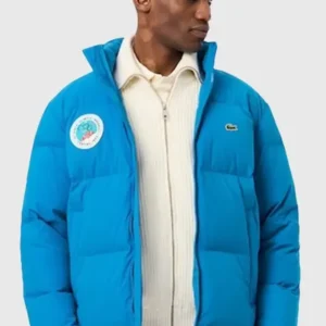 Lacoste x Olympic Heritage Cortina Blue Puffer Jacket