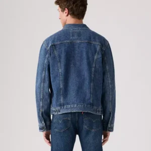 Material: Denim Fabric Inner: Soft Lining Front: Buttoned Style Closure Collar: Shirt style collar Sleeves: Full length Cuffs: Buttoned Cuffs Pockets: Four outer and one inner Color: Blue