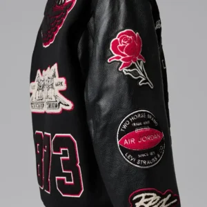 Levi's x Jordan Varsity Jacket Side Look