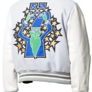 Lil Durk Off White Varsity Jacket