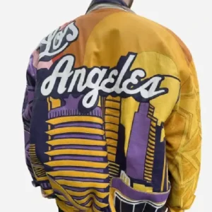 Los Angeles NBA All Star 2004 Jeff Hamilton Leather Jacket