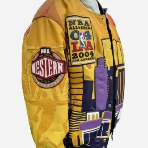 Los Angeles NBA All Star 2004 Jeff Hamilton Leather Jacket