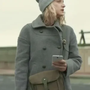 Lupin Claire Grey Wool Coat