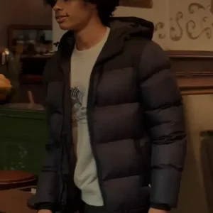 Lupin Etan Simon Black Puffer Jacket