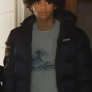 Lupin Etan Simon Black Puffer Jacket