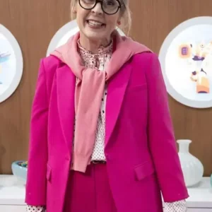 Maria Bamford Shifting Gears S02 Pink Blazer Front Look