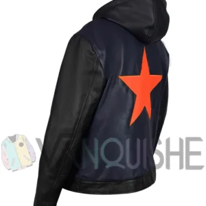 Marty Supreme Hooded Leather Jacket