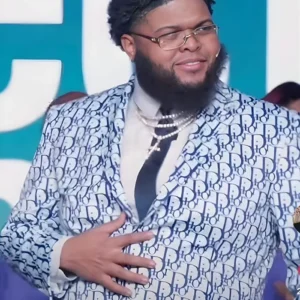 WNBA Off White New York Liberty Varsity Jacket