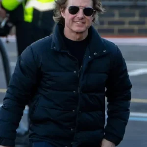 Mission Impossible 8 Tom Cruise Black Puffer Jacket
