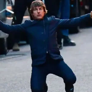 Mission Impossible 8 Tom Cruise Blue Jacket