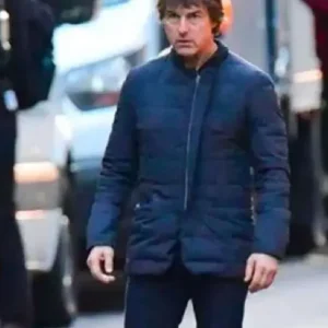 Mission Impossible 8 Tom Cruise Blue Jacket
