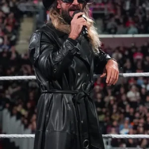 Monday Night RAW Seth Rollins Black Trench Coat