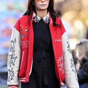NYC 2026 Famke Janssen Varsity Jacket