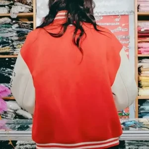 NYC 2026 Famke Janssen Varsity Jacket Back