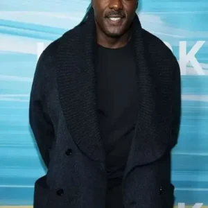 NYC 2026 Idris Elba Wool Coat Front Look