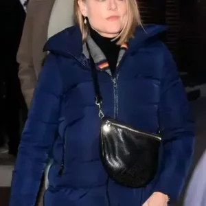 NYC 2026 Jodie Foster Puffer Jacket Front Look