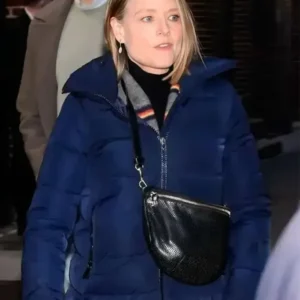NYC 2026 Jodie Foster Puffer Jacket Front Look