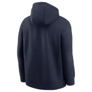 New England Patriots 2025 AFC East Division Champions Hoodie Back Look