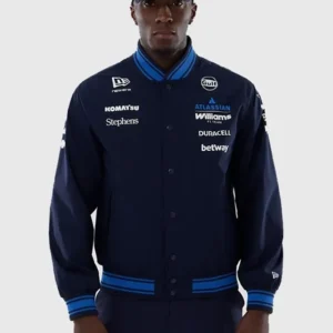 New Era x Atlassian Williams F1 Team Varsity Jacket