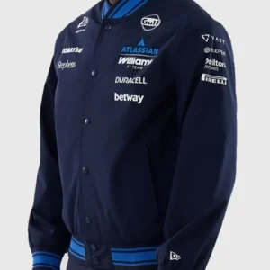 New Era x Atlassian Williams F1 Team Varsity Jacket