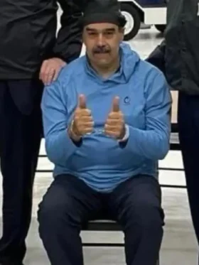 Nicolas Maduro Blue Hoodie