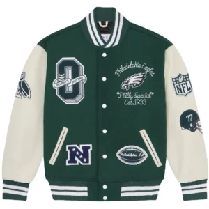 OVO x NFL Midnight Green Philadelphia Eagles Jacket