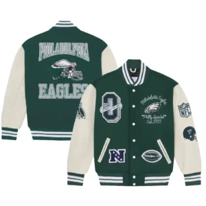 OVO x NFL Midnight Green Philadelphia Eagles Jacket