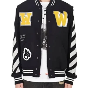Off White Virgil Abloh Varsity Jacket