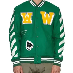 Off White Virgil Abloh Varsity Jacket