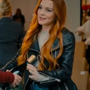 Our Little Secret Lindsay Lohan Leather Jacket