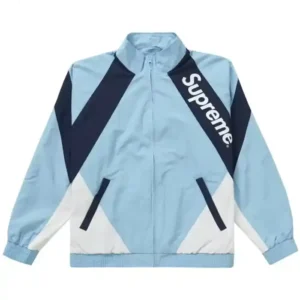 Paneled Supreme Track Jacket Blue