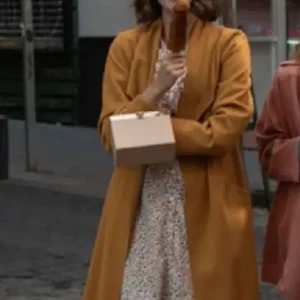 Paula Malia Valeria Yellow Trench Coat