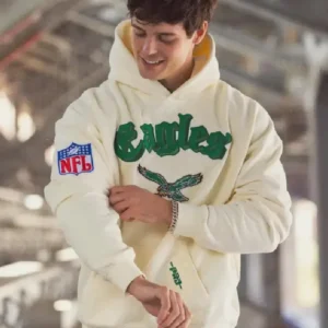 Philadelphia Eagles Cream Hoodie