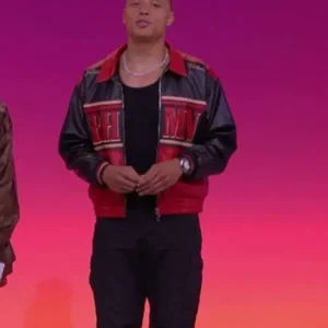 Pop the Balloon Live Chase DeMoor Leather Jacket Front Look