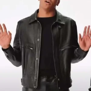 Power Book II Ghost Michael Rainey Jr Black Leather Jacket