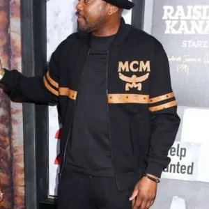 Power Book III Raising Kanan S03 Omar Epps MCM Jacket Front Look