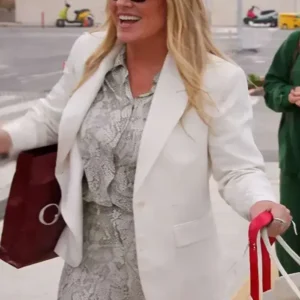 RHOSLC S06 Heather Gay White Blazer