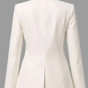 RHOSLC S06 Heather Gay White Blazer Back look