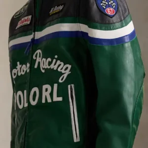 Ralph Lauren Green Cafe Racer Jacket