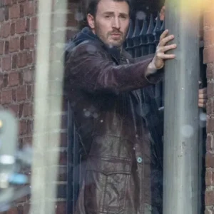 Red One Chris Evans Leather Jacket