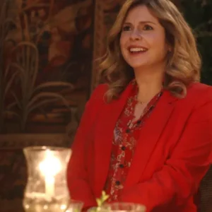 Rose McIver Ghosts S02 Red Blazer
